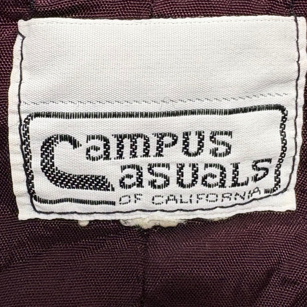 VTG 90s Campus Casuals Floral Velvet Vest Small Moody Romantic Witchy Whimsigoth - Picture 4 of 9